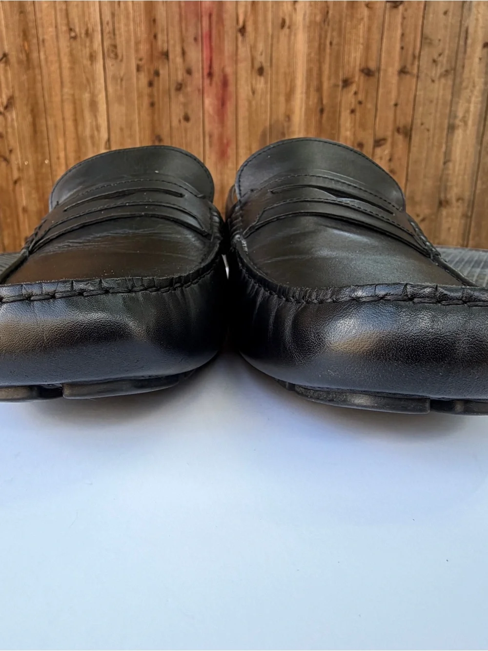 Allen Edmonds Lewis Leather Penny Driving Loafers Dark Brown Men's Size 12 D